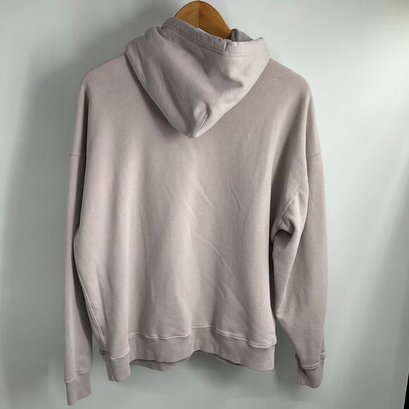 ABERCROMBIE & FITCH Mauve Purple Oversized Boyfriend Fleece Hoodie Medium to XL - Picture 5 of 7